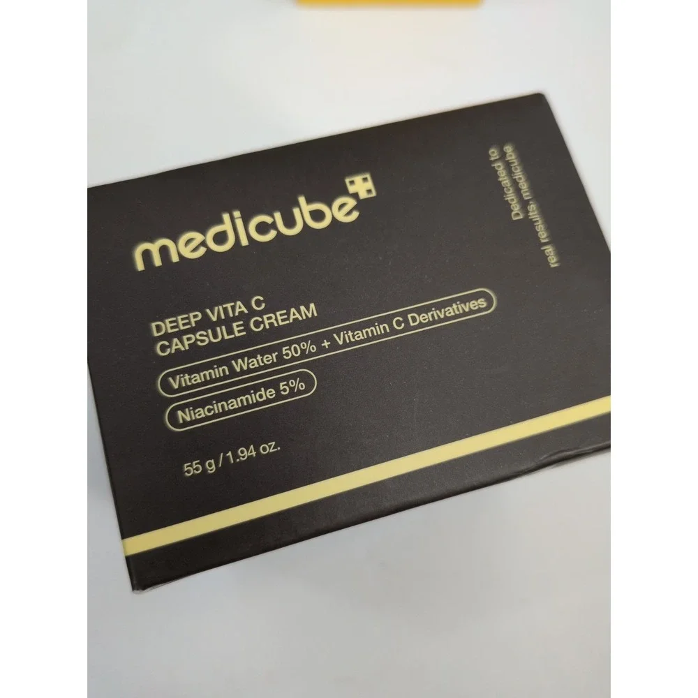 NIB LOT 2🥰Medicube Kojic Acid Turmeric Body Peel Shot Deep Vita C Capsule Cream